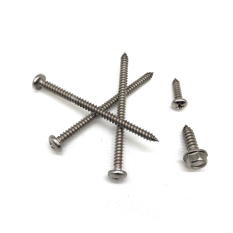 A cruz de aço inoxidável A2-70 A4-80 Recessed Pan Head Self Tapping Screws 