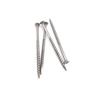 Parafusos de aço inoxidável SS Grub Set Industry 80mm Cross Cross Countersunk Head Self Tapping Screw