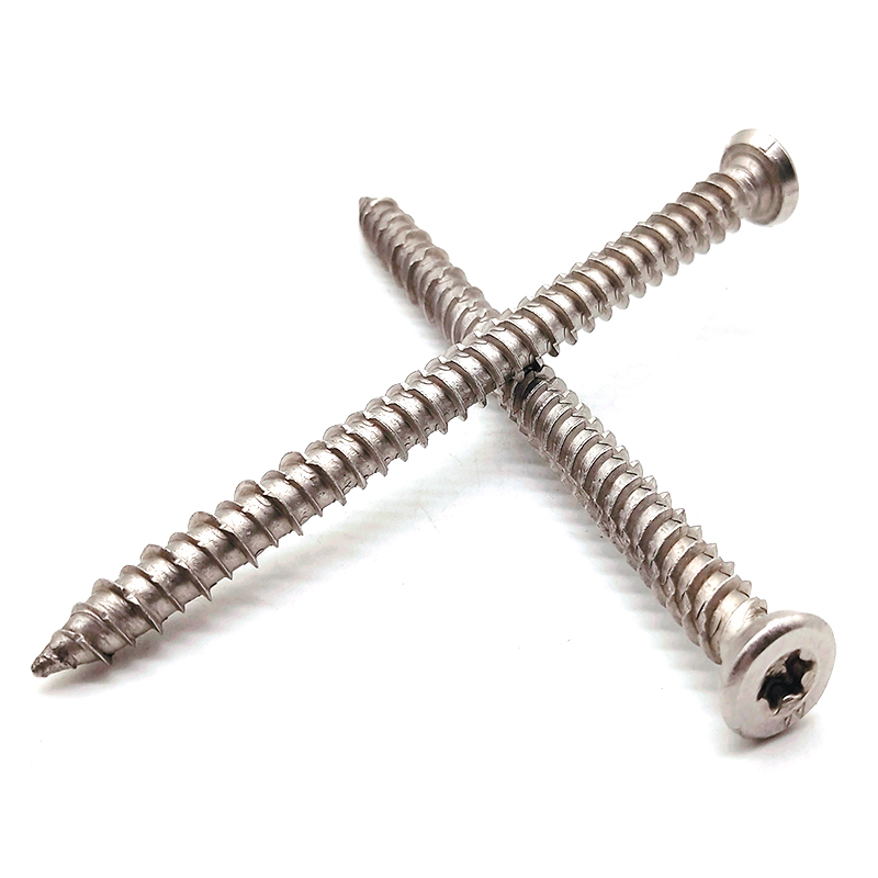 DIN7981 M3 Cruz de aço Recessed Pan Head Wood Self Tapping Screw