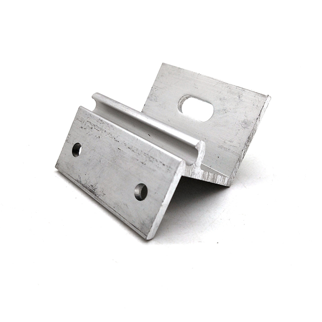 Braçadeira de alumínio para telhado com costura de suporte de trilho de alumínio para painel solar