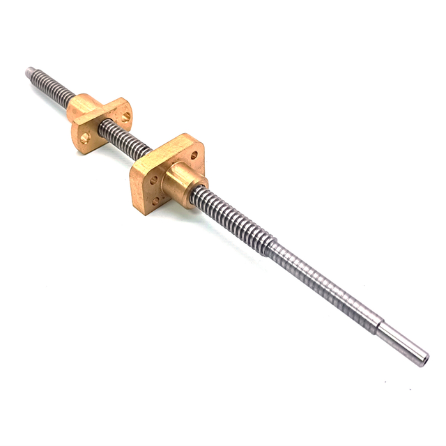 Rosca trapezoidalmente ajustada de aço inoxidável Rod Shaft With Brass Nut de Acem