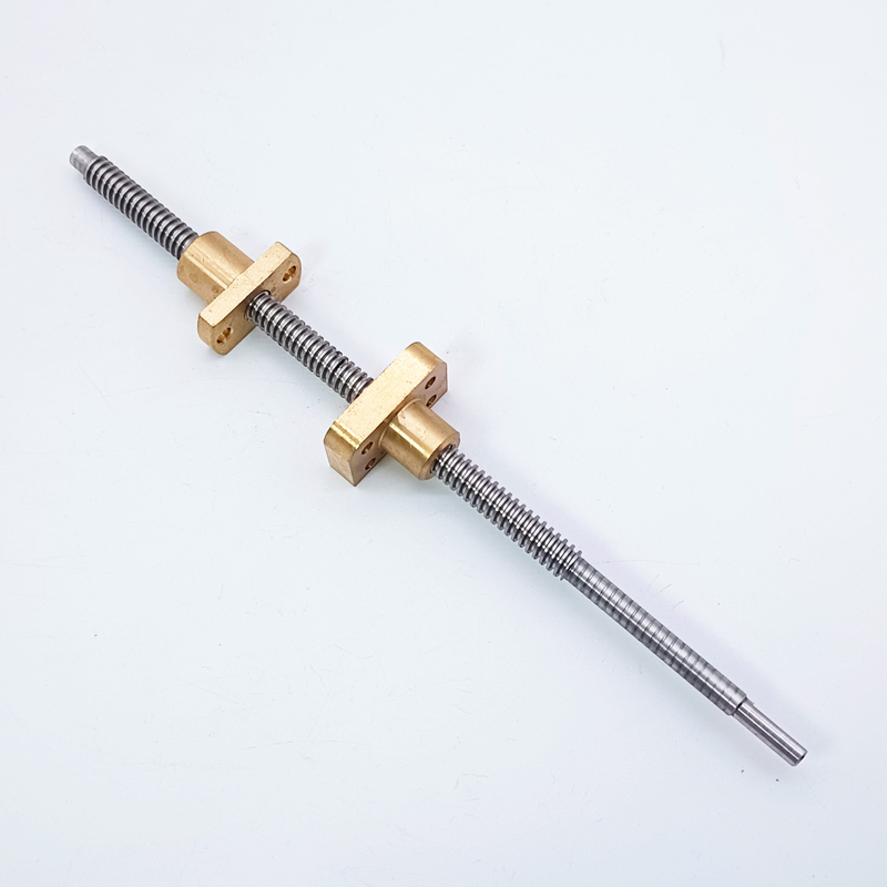 Rosca trapezoidalmente ajustada de aço inoxidável Rod Shaft With Brass Nut de ACME