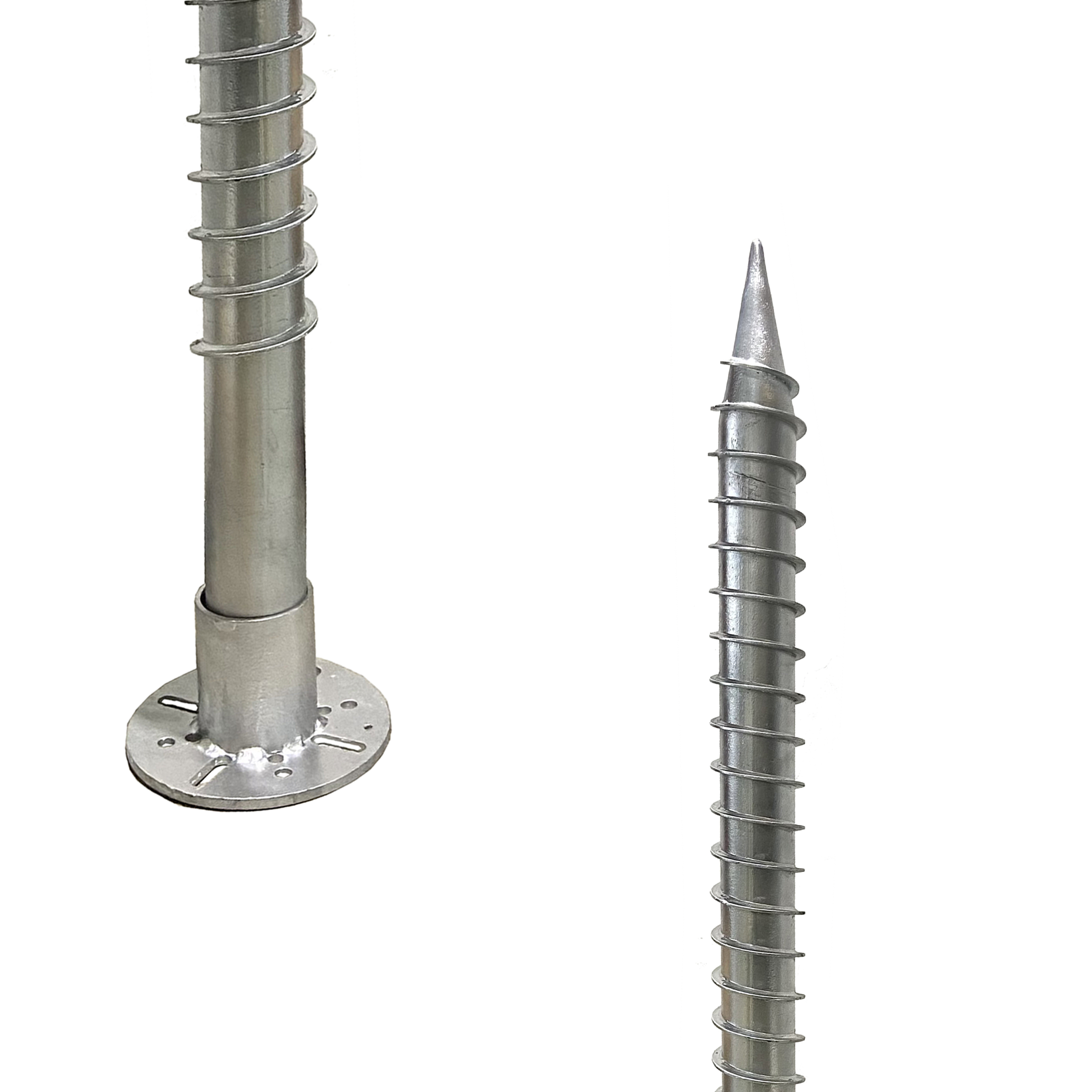 Parafuso de aterramento do sistema solar Q235 galvanizado a quente 1200mm 1600mm para montagem solar