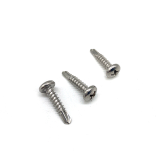 45mm M3 DIN7504N 304 de aço inoxidável 316 Phillips Pan Head Self Drilling Screw