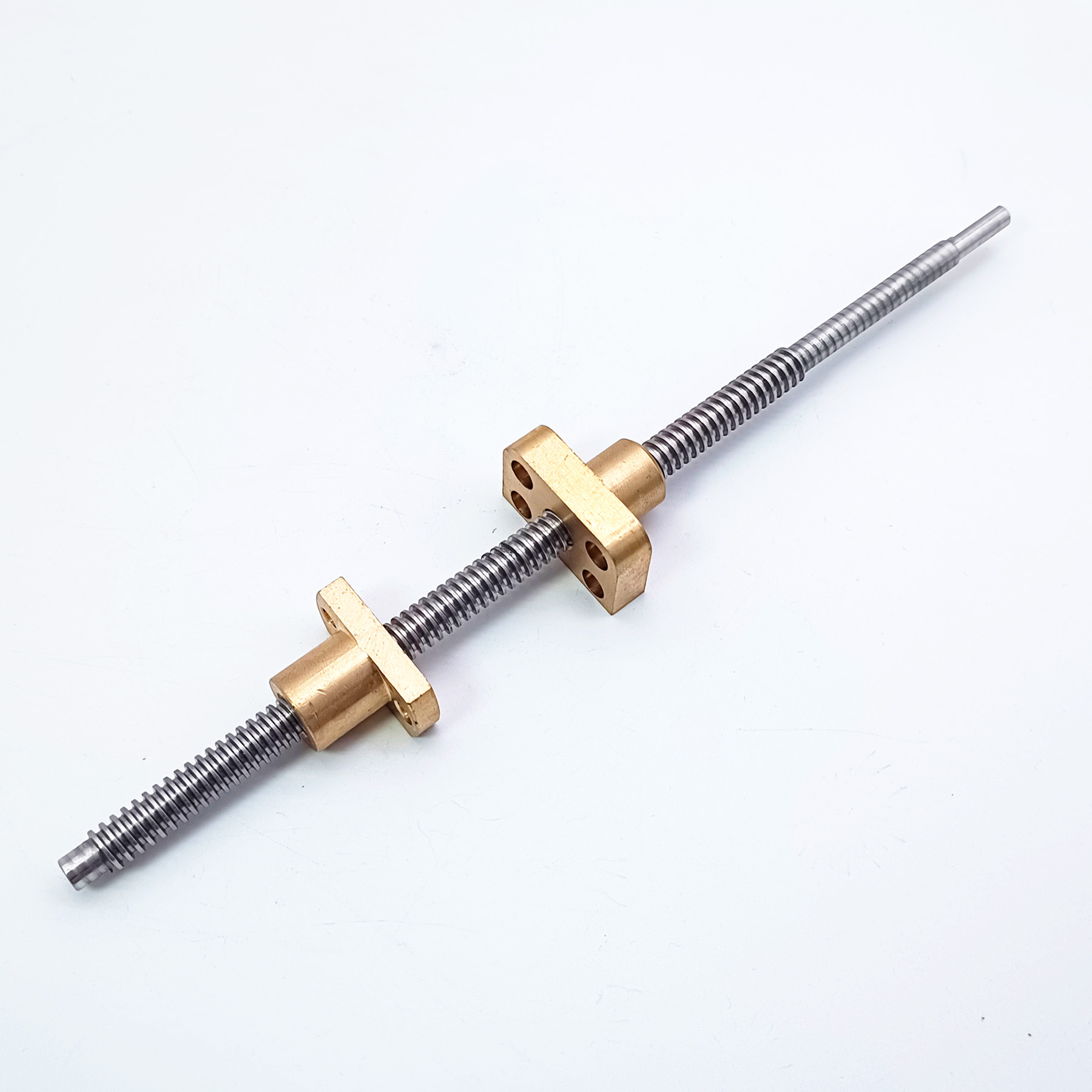 Rosca trapezoidalmente ajustada de aço inoxidável Rod Shaft With Brass Nut de Acem