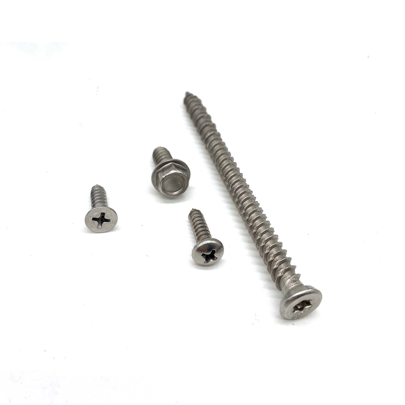 A cruz de aço inoxidável A2-70 A4-80 Recessed Pan Head Self Tapping Screws 