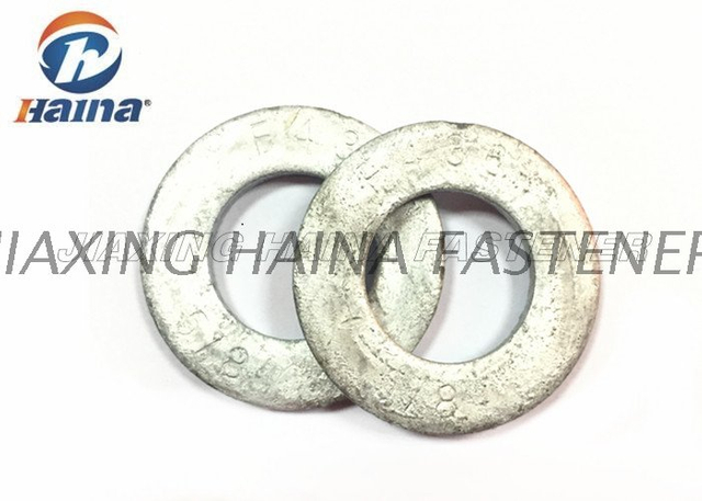 Arruela plana M14 de aço endurecido ASTM F436 HDG