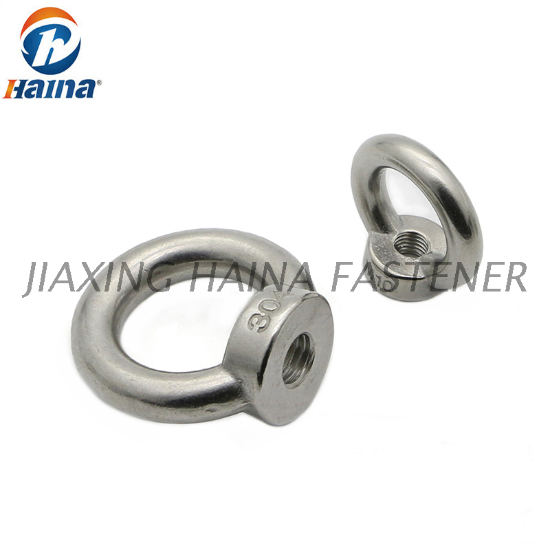 M3 - M24 DIN 582 Aço inoxidável 304/116 Round Foshed Lifting Eye Nut