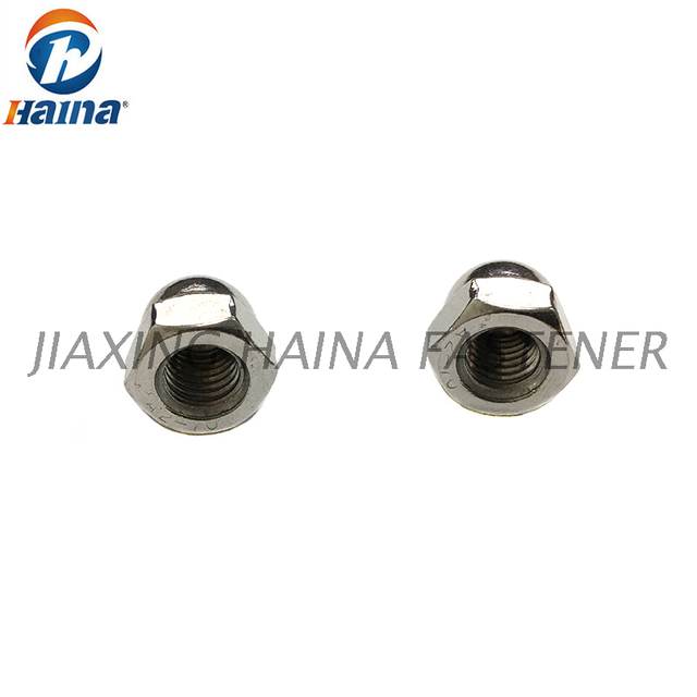 Porca de bolota com cúpula hexagonal de aço inoxidável DIN1587