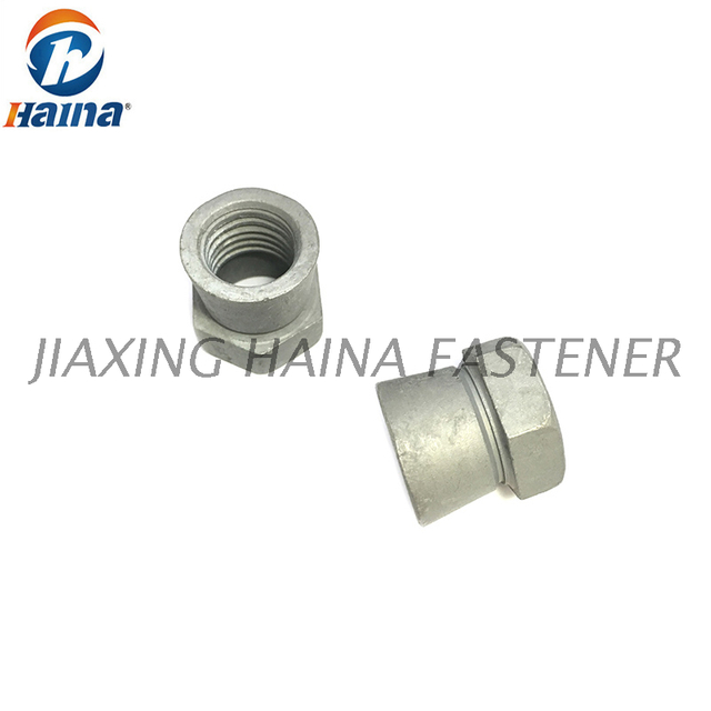 Porca de cisalhamento de segurança galvanizada por imersão a quente de aço carbono M8 