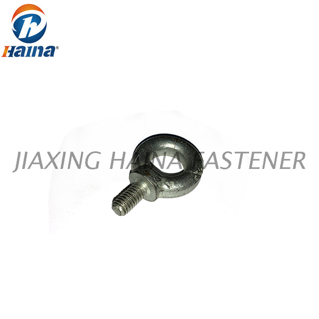 O aço carbono 4.8Grade zincado DIN580 forjou o parafuso de olhal do ombro 